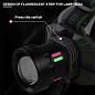 Фонарь налобный NIGHT VISION FLUORESCENCE 8098-TG, IPX4, 2x18650, ЗУ Type-C, zoom, Box
