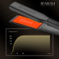 Выпрямитель для волос IPARAH P-128B GREY, 39мм, 50-232°C, керамическое покрытие, 50 W, LED display