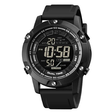 часы наручные 1762bk skmei, black, 10 атм, оптом, купить