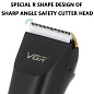 Машинка (триммер) для стрижки волосся та бороди VGR V-286, Professional, 4 насадки