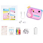 Детский фотоаппарат мгновенной печати YT008  PINK FLAMINGO с поддержкой microSD card, 3Y+, WiFi 