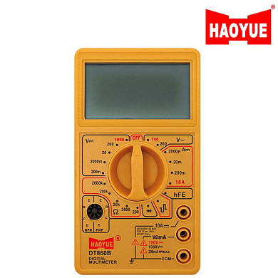 мультиметр haoyue dt860b/700b yellow, щупы, оптом, купить