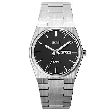 часы наручные 9288sibk skmei, silver-black, оптом, купить