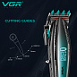 Аккумуляторная машинка для стрижки (clipper) VGR V-270, 6 насадок, 9000 RPM, 2500 mAh, LED display