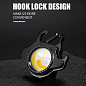 Фонарь MULTIFUNCTIONAL W5133-COB ULTRA(white+yellow+red), Li-Ion аккум., ЗУ Type-C, открывалка, магнит, карабин