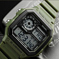 Часы наручные 1299AG SKMEI, ARMY GREEN