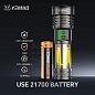 Фонарь YEMAO YM-A4 Sanan 55, 1x21700, ЗУ Type-C, функция лампы, крюк