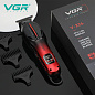 Триммер VGR V-226 RED, 9000 RPM, 3 насадки, LED display