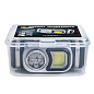 Фонарь налобный HX-T60-5SMD+COB(White+Red), Waterproof, 1x18650, ЗУ Type-C, магнит, Box