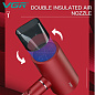 Фен профессиональный VGR V-431 RED, 2 уровня обдува, 2 уровня температуры, насадка-концентратор