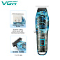 Комплект VGR 3 в 1 V-645 аккумуляторная машинка для стрижки (clipper), триммер и электробритва (шейвер)