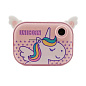 Детский фотоаппарат мгновенной печати YT008, PINK UNICORN с поддержкой microSD card, 3Y+, WiFi 