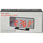 Часы сетевые VST-888Y-1, красные, температура, влажность, USB