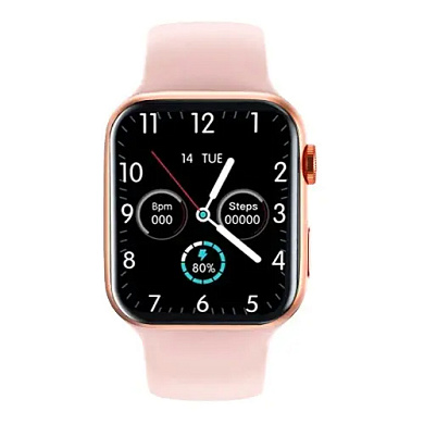 smart watch series 6 z32 pro, 44mm aluminium, 2 ремешка, pink/white, оптом, купить