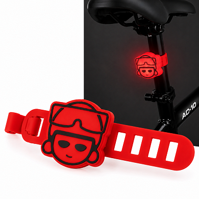 велофонарь stop 602-led, waterproof, li-ion аккум., зу type-c, оптом, купить