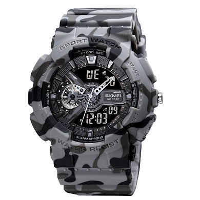 часы наручные 1688cmgy skmei, camo grey, оптом, купить