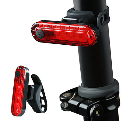 велофонарь stop + security маячoк bsk-2275/hj-056-5smd,  li-ion  аккум.,  waterproof, зу microusb, оптом, купить