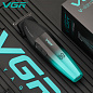 Триммер VGR V-906 GREEN, 3 насадки, керамическое лезвие, TURBO режим 9000 RPM, LED display