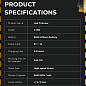 Триммер VGR V-992 GOLD, 9000 RPM, 2000 mAh, 3 насадки, LED display