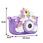Детский фотоаппарат  X2A, PURPLE UNICORN