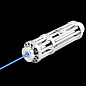 Фонарь-лазер синий YX-B017, 2x16340, ЗУ 220V, 5 насадок, Box