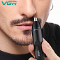 Триммер VGR 2 в 1 V-613 для носа и бровей, IPX5