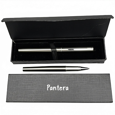 подарочная ручка роллерная pantera в футляре (металлик) 5199, оптом, купить