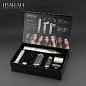Фен-стайлер IPARAH 7 в 1 P-510G SILVER, 7 насадок, 3 режима, 4 режима температуры, 105000 RPM, 1400W