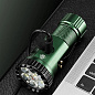 Тактический фонарь YEMAO YM-F337X, 3500LM, аккумуляторы 18650 + 18350 (3200 + 1500 mAh), боковые светодиоды (красный, синий, зеленый и ультрафиолетовый)