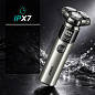 Электробритва VGR V-321, роторная, тройные головки, IPX7
