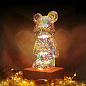 Ночник 3D Bearbrick Мишка KX197 8 цветов, RGB+Warm Light