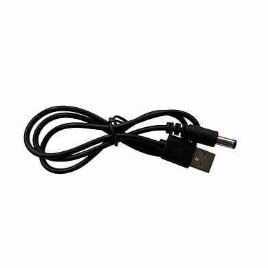 кабель usb 2.0, 5.5/2.1 мм, 0.7м, black, оптом, купить
