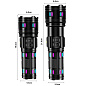 Фонарь NIGHT VISION FLUORESCENCE AK177-1 WHITE LASER LED PM60-TG, 4х18650, Power Bank, индикация заряда, ЗУ Type-C, zoom, 5 фильтров