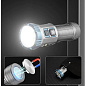 Фонарь YEMAO YM-F555X 5P35+4LED(RED+BLUE), 1x18650/18500, ЗУ Type-C, магнит, зажим