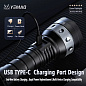 Фонарь YEMAO YM-A2-C Sanan 7171+COB, 1x21700, ЗУ Type-C, zoom