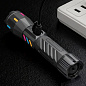 Фонарь NIGHT VISION FLUORESCENCE M11R-4TG(White+Red+Blue+Green), 1x18650, индикация заряда, ЗУ Type-C, zoom