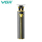 Тример VGR V-009 GOLD, TURBO-режим, 4 насадки, LED підсвічування
