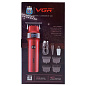 Триммер VGR V-987 RED, 3 насадки, LED display