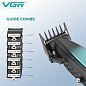 Аккумуляторная машинка для стрижки (clipper) VGR V-270, 6 насадок, 9000 RPM, 2500 mAh, LED display