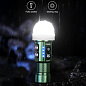 Тактический фонарь YEMAO YM-F337X, 3500LM, аккумуляторы 18650 + 18350 (3200 + 1500 mAh), боковые светодиоды (красный, синий, зеленый и ультрафиолетовый)