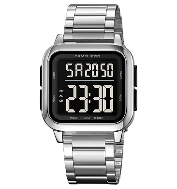 часы наручные 2133si skmei, silver, оптом, купить