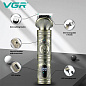 Чоловічий набір VGR V-106 6 в 1 для догляду за волоссям, бородою, триммер для носа, тіла, Professional, 14 насадок, LED Display