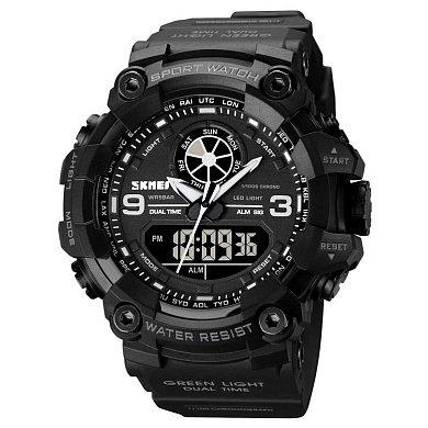 часы наручные 1818bk skmei, black, оптом, купить