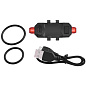 Велофонарь STOP DC-918/093, Red, Waterproof, Li-Ion  аккум., ЗУ microUSB