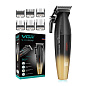 Акумуляторна машинка для стриження (clipper) VGR V-003 GOLD, 6 насадок, TURBO режим 9000 RPM, керамічне лезо, LED display