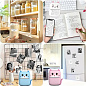 Детский термопринтер A8 Cat printer pink, bluetooth, ЗУ Type-C
