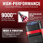 Электробритва VGR V-307 RED шейвер, двойное лезвие,  2000mAh, 9000 RPM