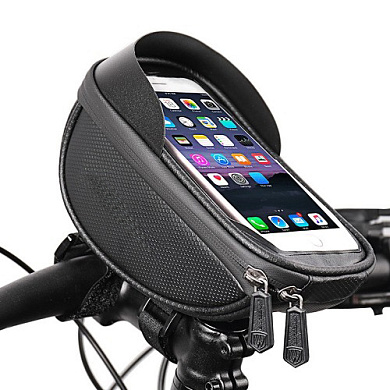 велосумка на руль с держателем под телефон f004/222g, оптом, купить