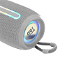 Bluetooth-колонка TG653 с RGB ПОДСВЕТКОЙ, speakerphone, радио, grey