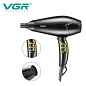 Фен для сушки и укладки волос VGR V-423, Professional, Powerful, 1800-2200 Вт